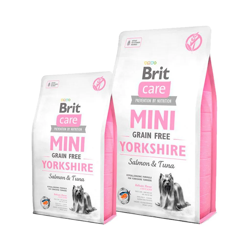 فرمول ضد آلرژی brit care mini grain free yorkshire